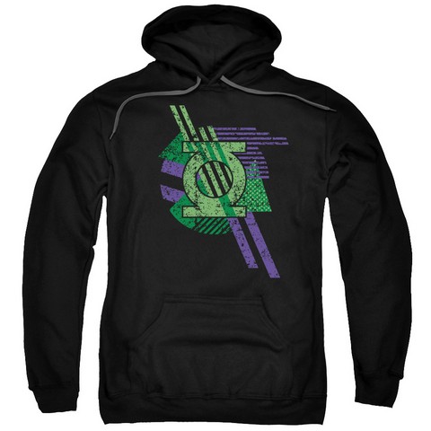 Dco-Lantern Shapes - Adult Pull-Over Hoodie - Black- 2X