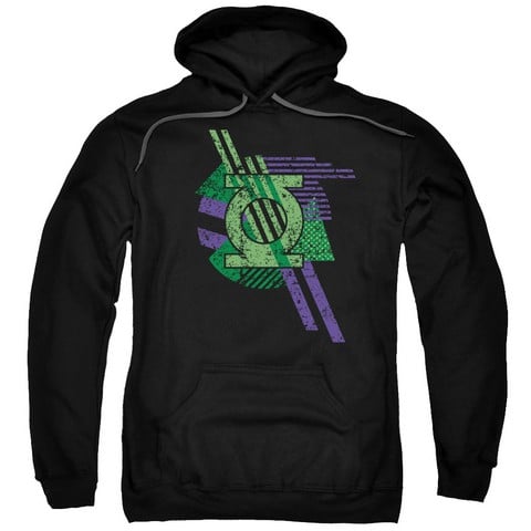 Dco-Lantern Shapes - Adult Pull-Over Hoodie - Black- 3X