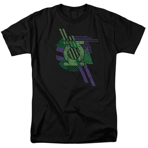 Dco-Lantern Shapes - Short Sleeve Adult 18-1 Tee - Black- Extra Large