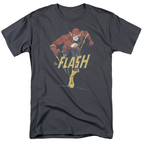 Dco-Desaturated Flash - Short Sleeve Adult 18-1 Tee - Charcoal- 2X