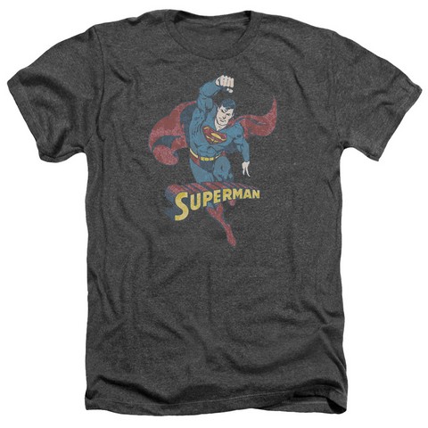 Dco-Desaturated Superman DCO-DSSM01 - Charcoal - Small