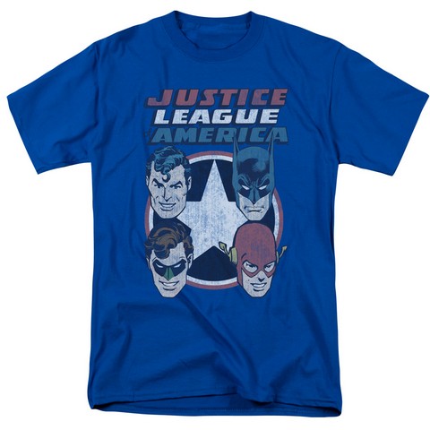Dco-4 Stars - Short Sleeve Adult 18-1 Tee - Royal- Small