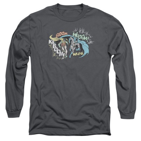 Dco-Action Duo - Long Sleeve Adult 18-1 Tee - Charcoal- Large