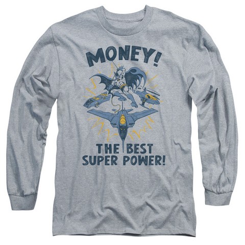 Dc-Money - Long Sleeve Adult 18-1 Tee - Heather- Medium