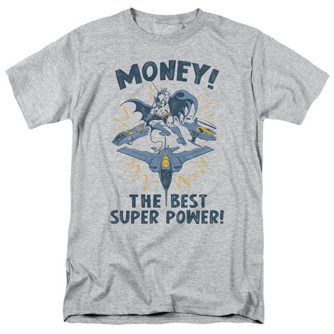 Dc-Money Short Sleeve Adult 18-1 Tee - Heather- Large