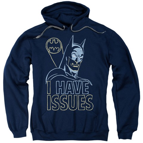 DC-Issues - Adult Pull-Over Hoodie - Navy- Medium