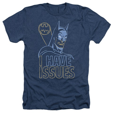 Dc-Issues - Adult Heather Tee - Navy- 2X