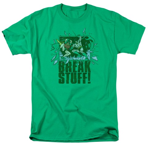 Dc-Break Stuff - Short Sleeve Adult 18-1 Tee - Kelly Green- Medium