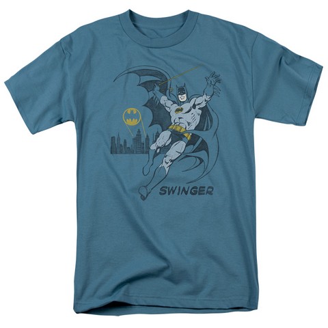 Dc-Swinging - Short Sleeve Adult 18-1 Tee - Slate- Small