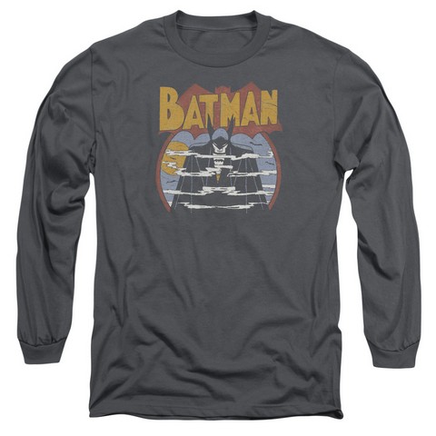 Dc-Foggy - Long Sleeve Adult 18-1 Tee - Charcoal- Medium