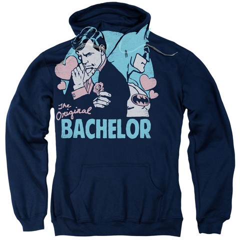 Dc-Bachelor - Adult Pull-Over Hoodie - Navy- Large