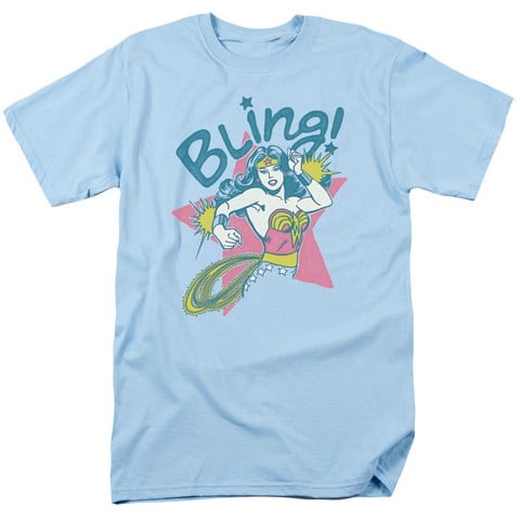 Dc-Bling - Short Sleeve Adult 18-1 Tee - Light Blue- Large