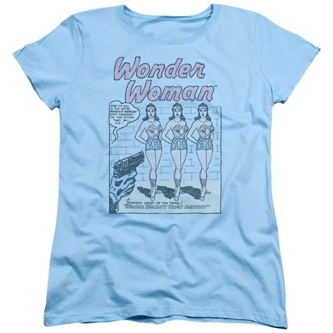 Dc-Multiple Ww - Short Sleeve Womens Tee - Light Blue- Medium -  Trevco, DCO655-WT-2