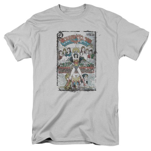 Dc-Vol 1 Cover - Short Sleeve Adult 18-1 Tee - Silver- Medium