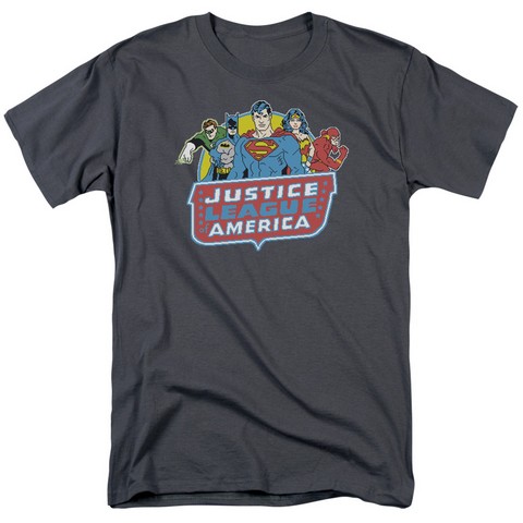 DC-8 Bit League - Short Sleeve Adult 18-1 Tee - Charcoal- Medium
