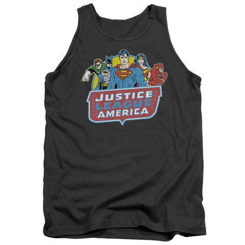 Dc-8 Bit League - Adult Tank Top - Charcoal, Medium
