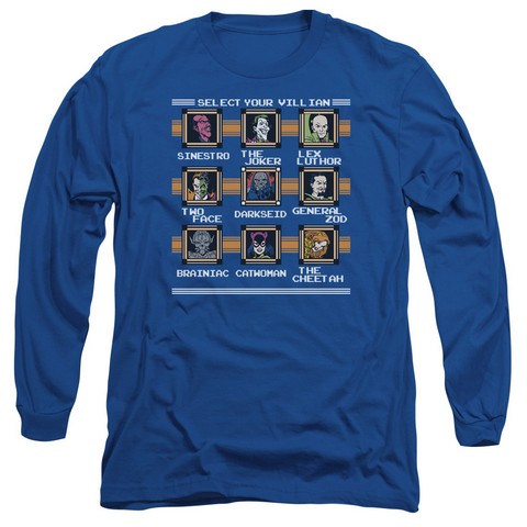 Dc-Stage Select - Long Sleeve Adult 18-1 Tee - Royal Blue- Extra Large