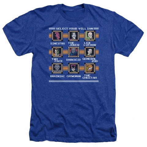 Dc-Stage Select - Adult Heather Tee - Royal- Extra Large