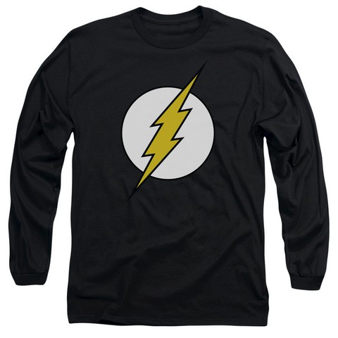 DC-FL Classic - Long Sleeve Adult 18-1 Tee - Black- 2X