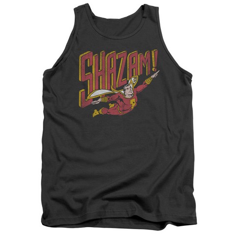 Dc-Retro Marvel - Adult Tank Top - Charcoal- Large