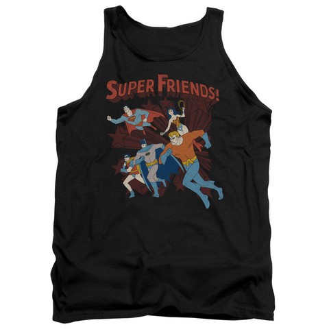 Dc-Super Running - Adult Tank Top - Black- Medium