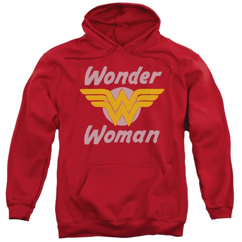 Dc-Wonder Wings - Adult Pull-Over Hoodie - Red- 3X