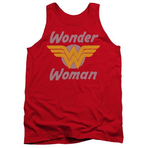 Dc-Wonder Wings - Adult Tank Top - Red- Extra Large