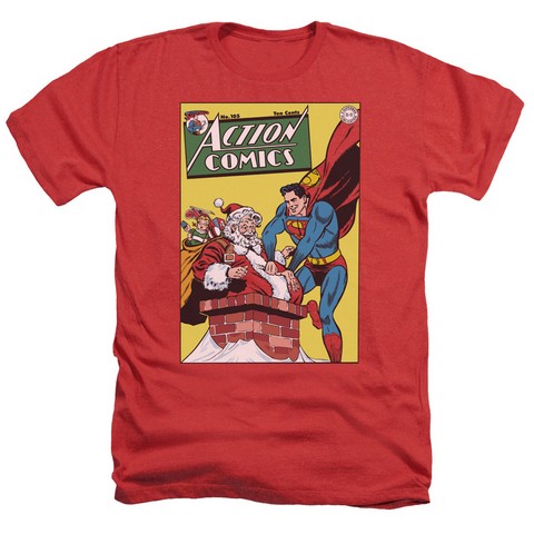 Dc-Cover No. 105 - Adult Heather Tee - Red- 2X