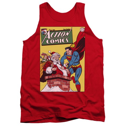 Dc-Cover No. 105 - Adult Tank Top - Red- Large