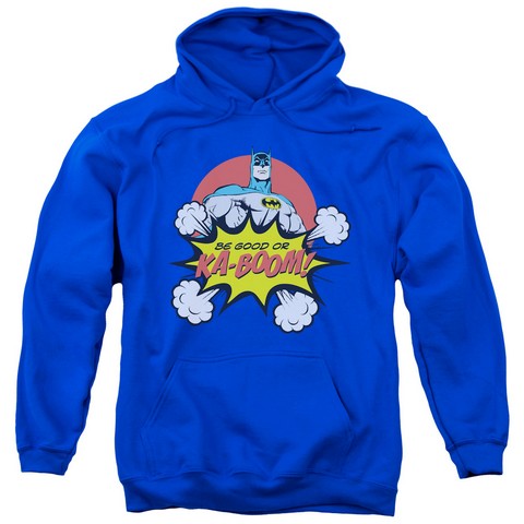 Dc-Kaboom - Adult Pull-Over Hoodie - Royal Blue- Medium