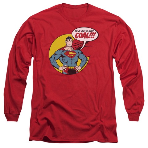 Dc-Coal - Long Sleeve Adult 18-1 Tee - Red- Extra Large