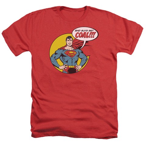 Dc-Coal - Adult Heather Tee - Red- Extra Large