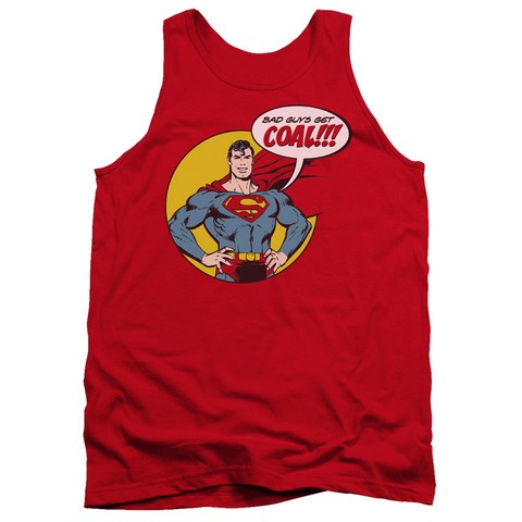 Dc-Coal Adult Tank Top - Red - Extra Large