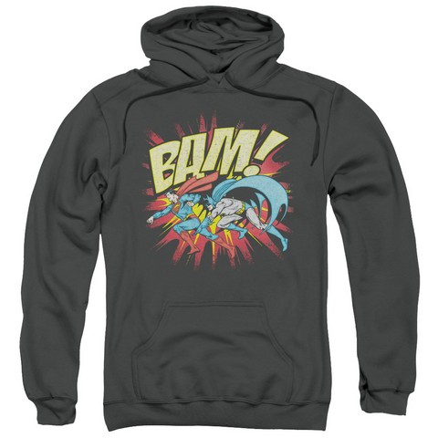 Dc-Bam - Adult Pull-Over Hoodie - Charcoal- Medium
