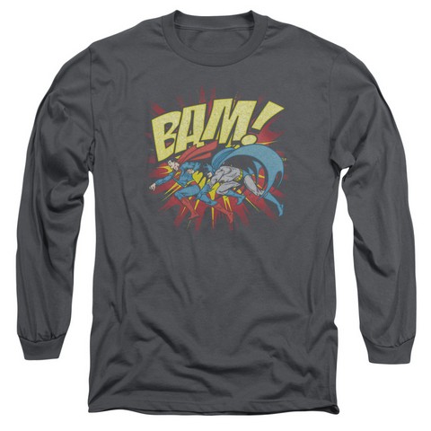 Dc-Bam - Long Sleeve Adult 18-1 Tee - Charcoal- Extra Large