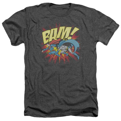 Dc-Bam - Adult Heather Tee - Charcoal- Large