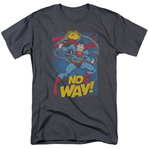 Dc-No Way - Short Sleeve Adult 18-1 Tee - Charcoal- Small