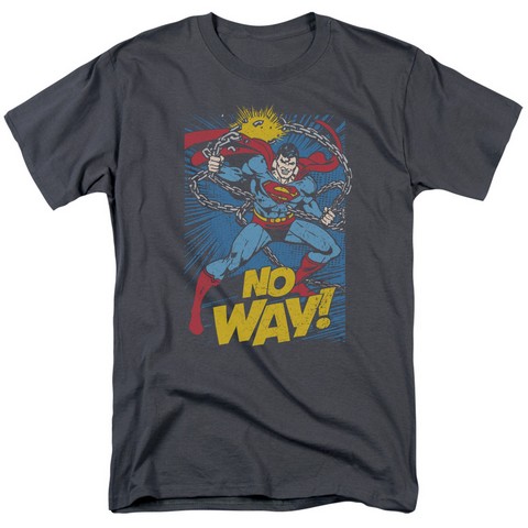 Dc-No Way - Short Sleeve Adult 18-1 Tee - Charcoal- 2X