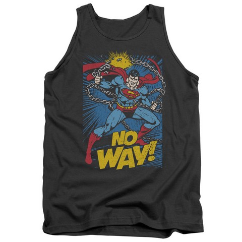Dc-No Way - Adult Tank Top - Charcoal- Small