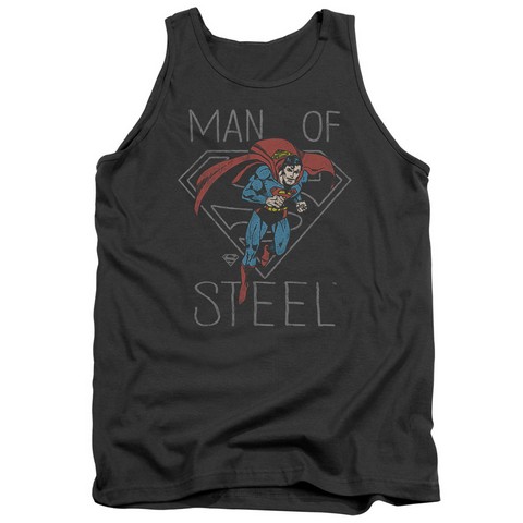 Dc-Hardened Heart - Adult Tank Top - Charcoal- Large