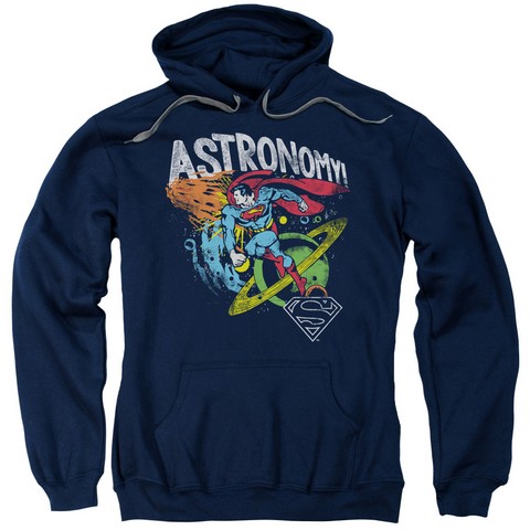 DC-Astronomy - Adult Pull-Over Hoodie - Navy- 2X