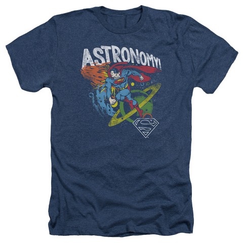 Dc-Astronomy - Adult Heather Tee - Navy- 2X