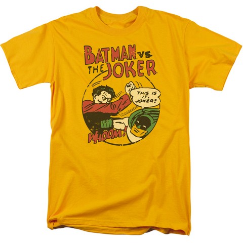 Dc-Grudge Match - Short Sleeve Adult 18-1 Tee - Gold- Extra Large