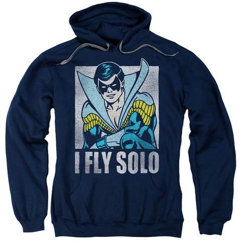 Dc-Fly Solo - Adult Pull-Over Hoodie - Navy- 2X