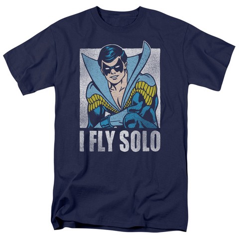 Dc-Fly Solo - Short Sleeve Adult 18-1 Tee - Navy- Medium