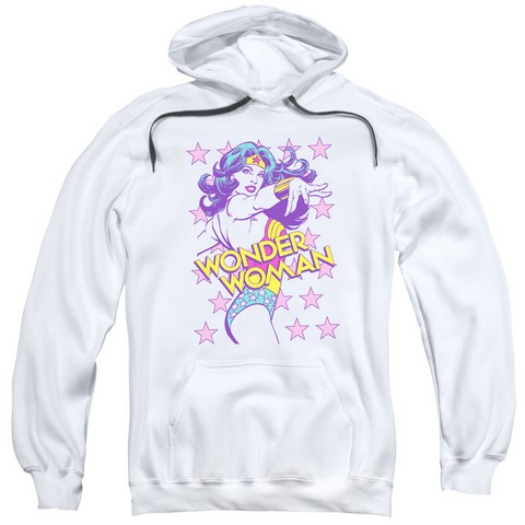 Dc-Valiant - Adult Pull-Over Hoodie - White- 3X
