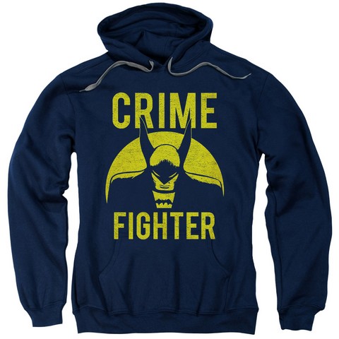 DC-Fight Crime - Adult Pull-Over Hoodie - Navy - Extra Large