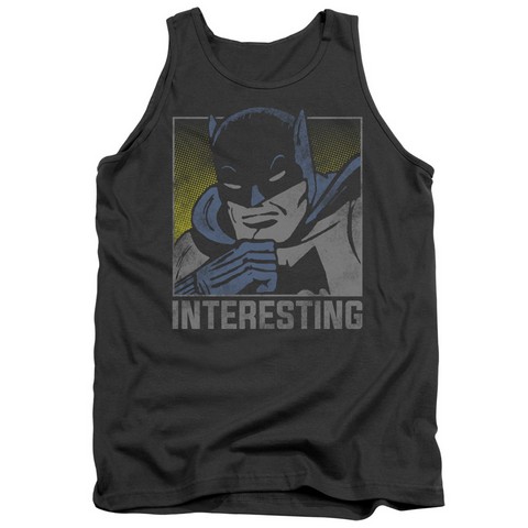 Dc-Interesting Adult Tank Top - Charcoal - Large
