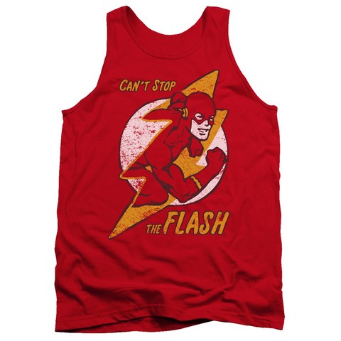 DC-Flash Bolt - Adult Tank Top - Red- 2X