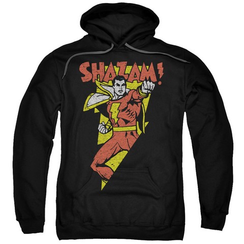 Dc-In Bolt - Adult Pull-Over Hoodie - Black- Medium